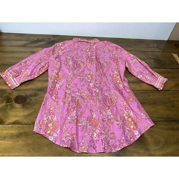 Robert Graham Womens Pink Western Button Up Shirt Size Small - Picture 11 of 11